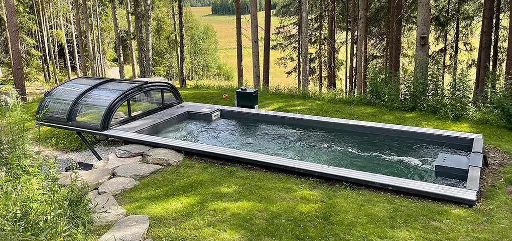 Piscine conteneur haut de gamme de 6,2 m – Confort 4 saisons et design moderne Ma boutique