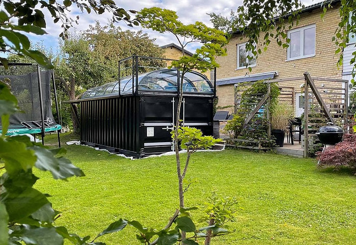 Piscine conteneur haut de gamme de 6,2 m – Confort 4 saisons et design moderne Ma boutique